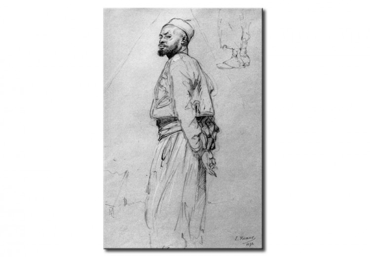 Kunstkopie Stehender Marokkaner 109827