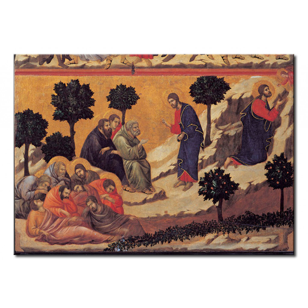 Schilderij  Duccio Di Buoninsegna: Christ On The Mount Of Olives