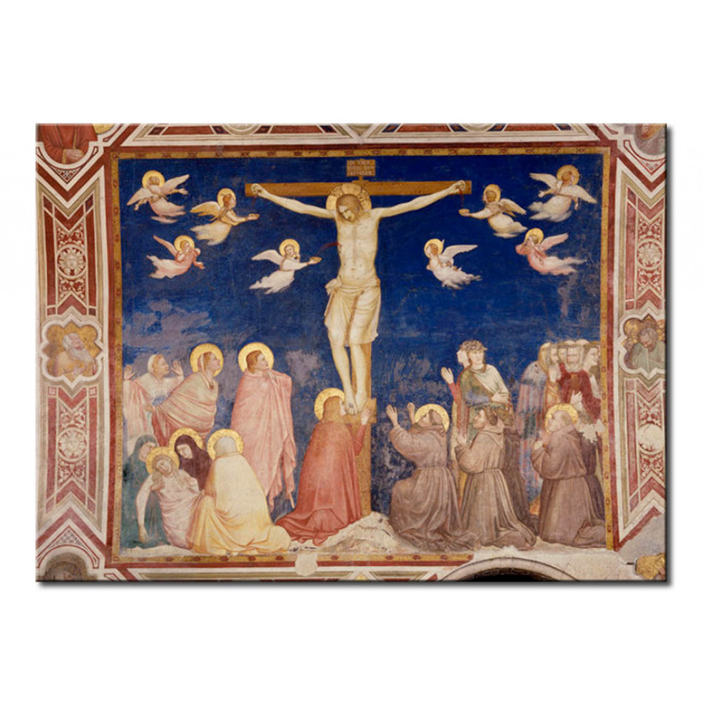 Schilderij  Giotto Di Bondone: The Crucifixion