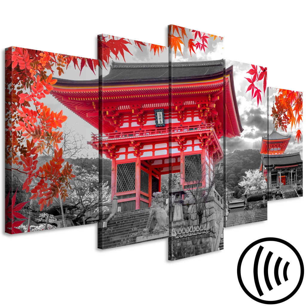 Schilderij  Magische Plaatsen: Kyoto, Japan (5 Parts) Wide
