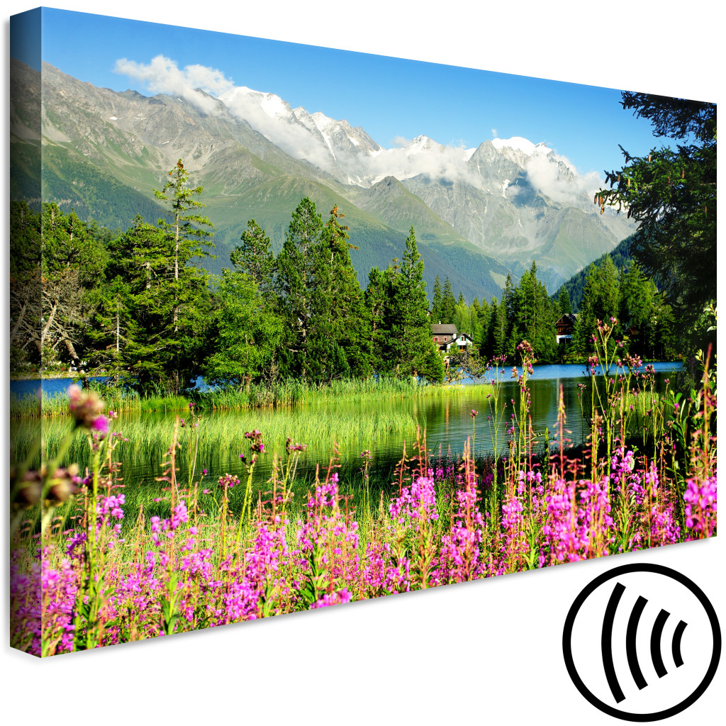 Obraz Wiosna W Alpach (1-częściowy) Szeroki
