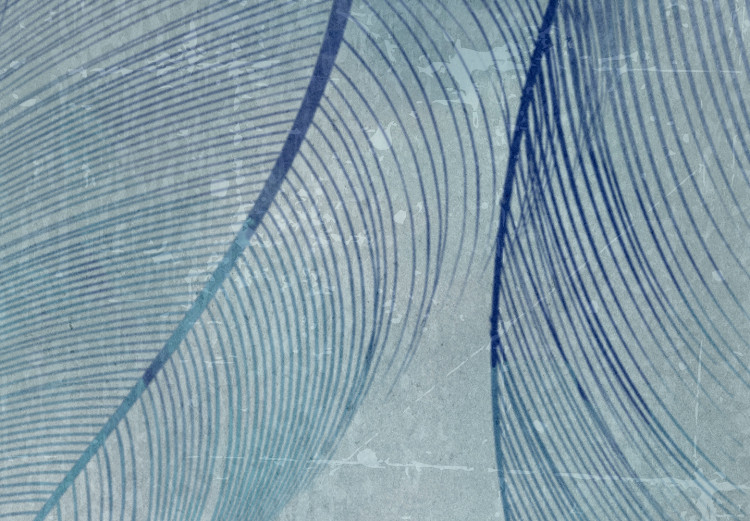 Fotomural Plumas azules de aves - composición boho en acuarela 135927 additionalImage 4