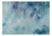 Fotomural Plumas azules de aves - composición boho en acuarela 135927 additionalThumb 1