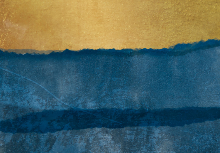 Carta da parati Montagne all'alba - Paesaggio in tonalità di blu e oro 138527 additionalImage 3