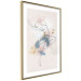 Wall Poster Linear Woman - Drawing of a Dancing Ballerina and Delicate Watercolor Stains 145127 additionalThumb 4