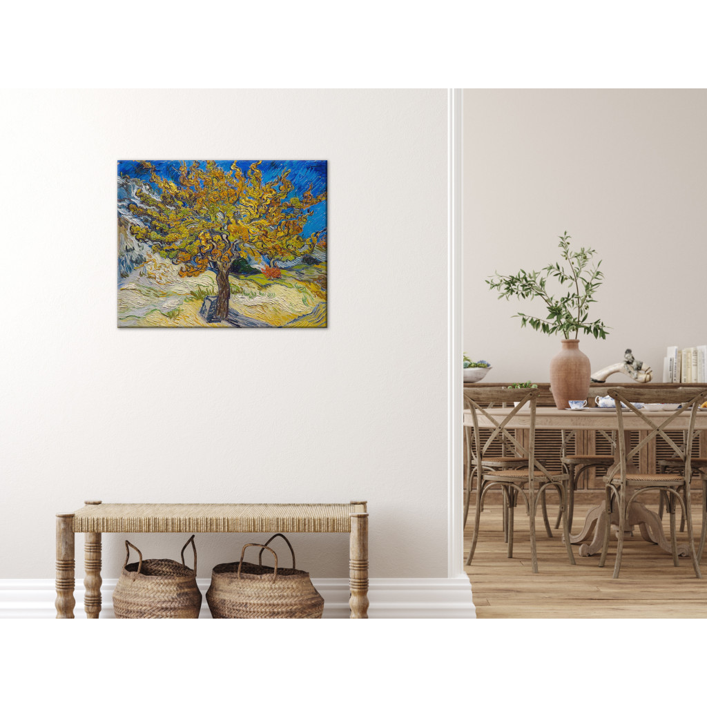 Schilderij  Vincent Van Gogh: The Mulberry Tree