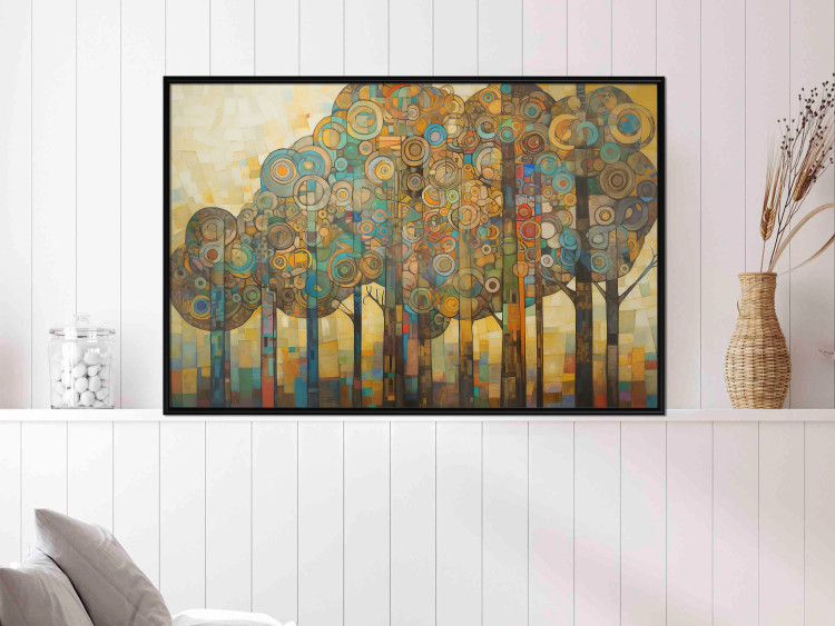 Poster Mosaic Trees - An Abstraction With a Forest Motif Generated by AI 151127 additionalImage 15