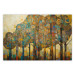 Poster Mosaic Trees - An Abstraction With a Forest Motif Generated by AI 151127