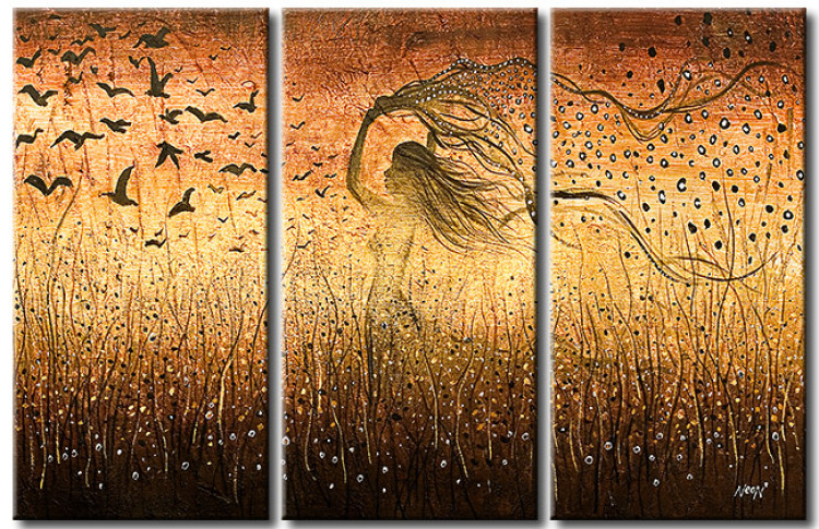 Canvas Art Print Autumn on a meadow 49027