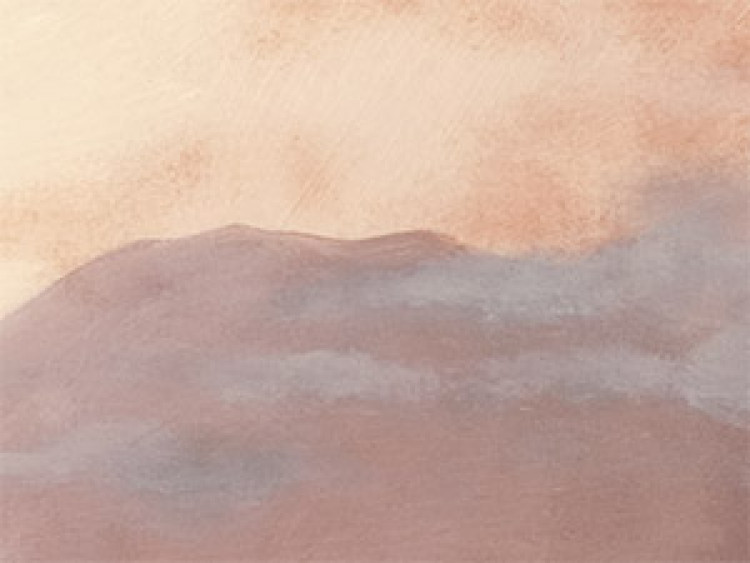 Cadre moderne Savane aux flamants roses - un paysage africain au coucher du soleil 49527 additionalImage 3