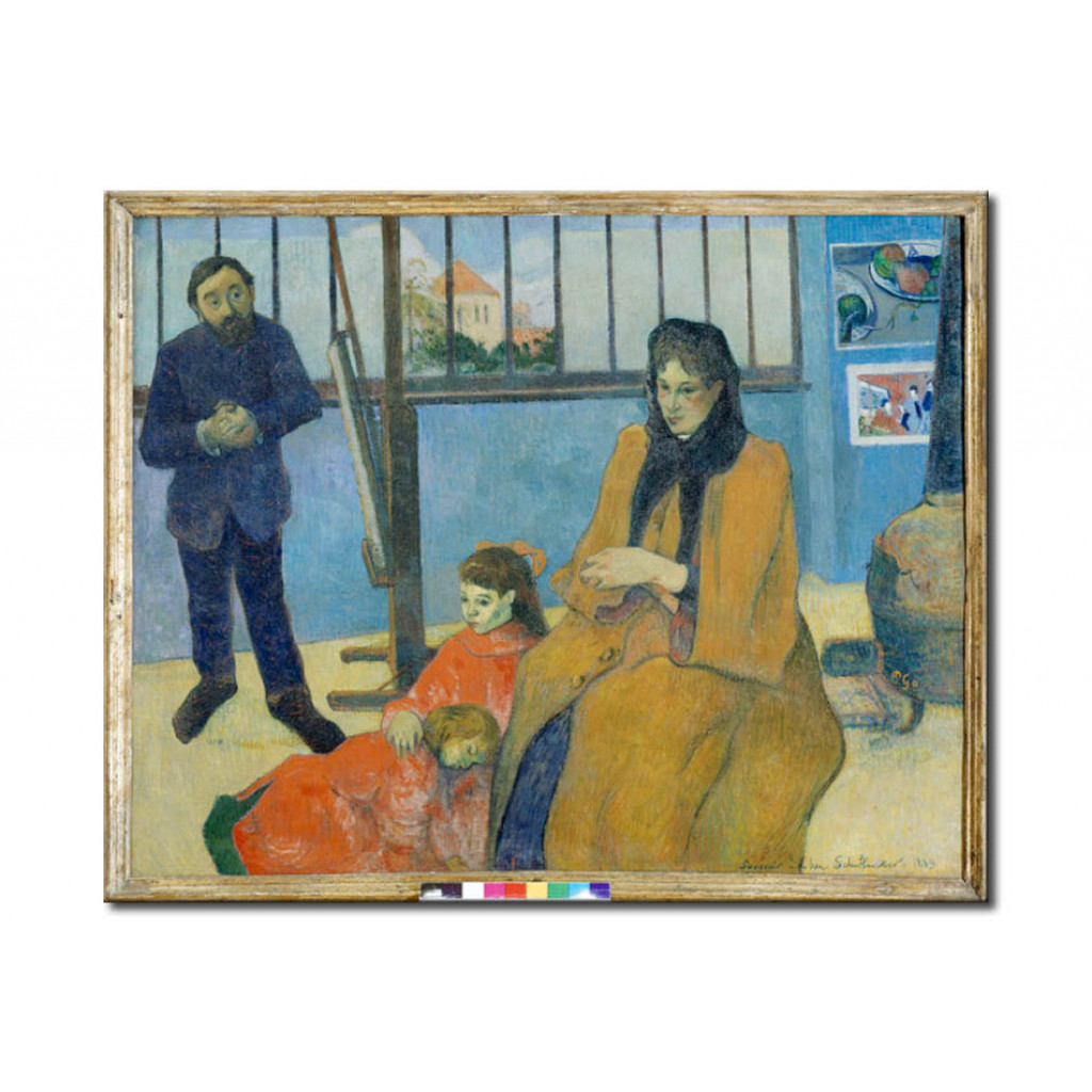 Schilderij  Paul Gauguin: L'atelier De Schuffenecker