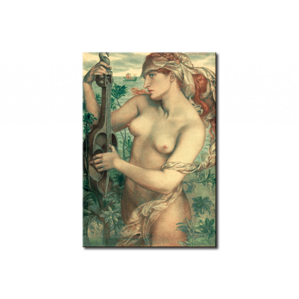 Schilderij  Dante Gabriel Rossetti: Ligeia Siren