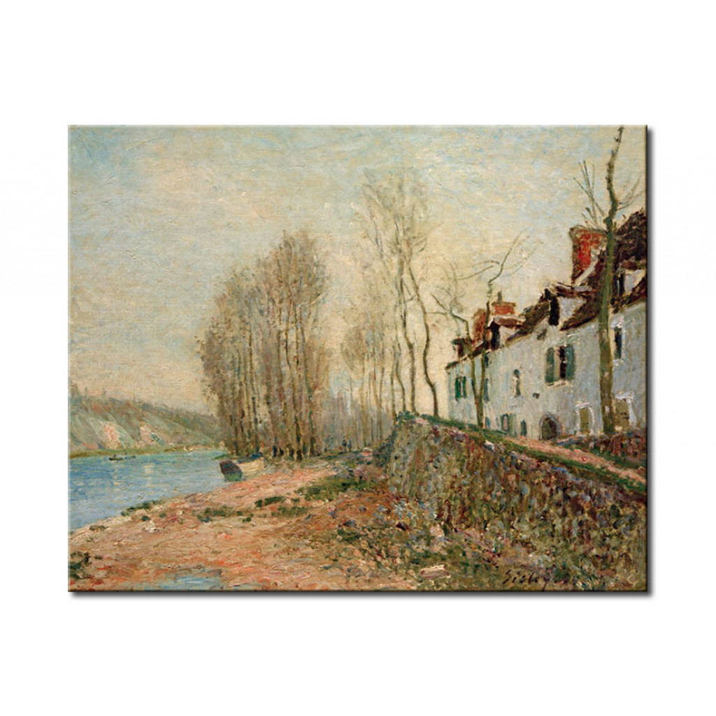 Schilderij  Alfred Sisley: Saint-Mammes, La Croixblanche