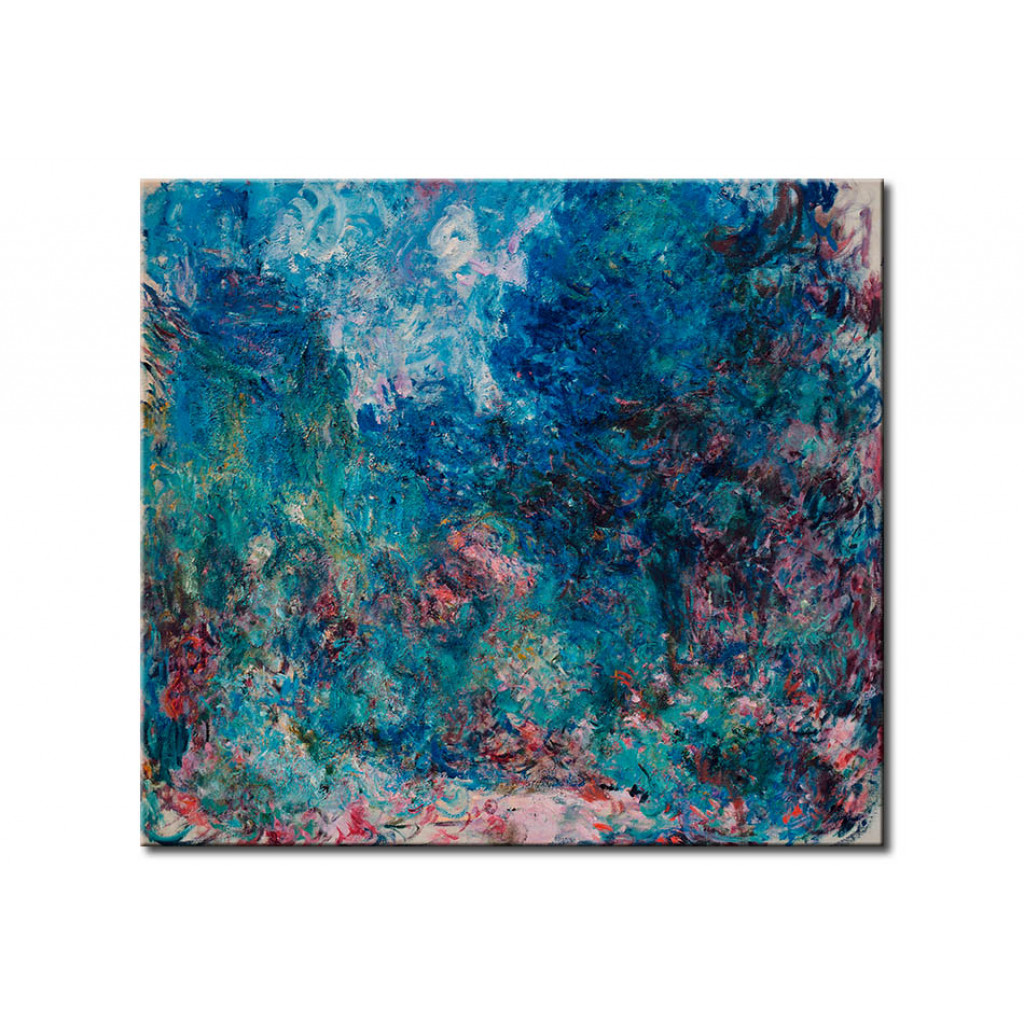 Schilderij  Claude Monet: La Maison De L'artiste Vue Du Jardin Aux Roses