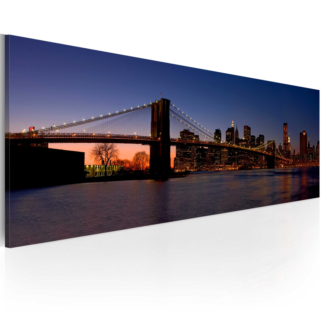 Konst Brooklyn Bridge - Panorama