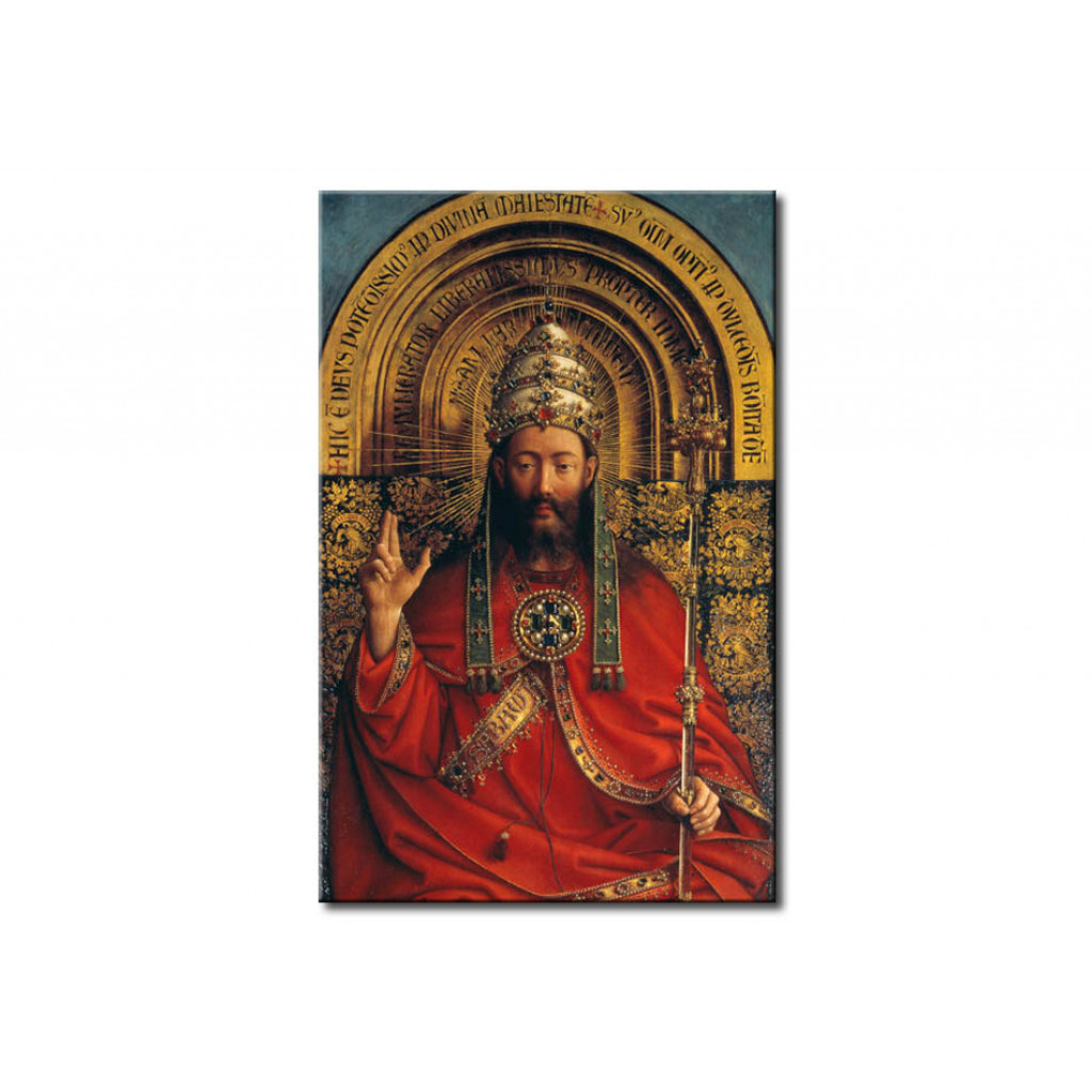 Schilderij  Jan Van Eyck: God The Father Enthroned
