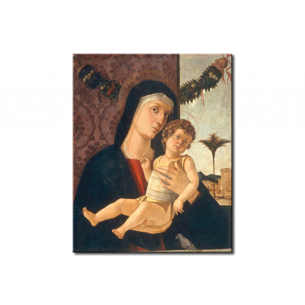 Schilderij  Giovanni Bellini: Mary With The Child