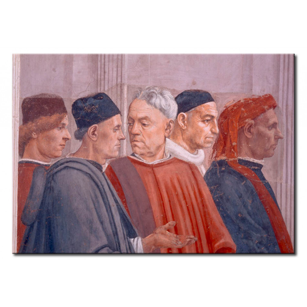Schilderij  Masaccio: The Raising Of Theophilus' Son