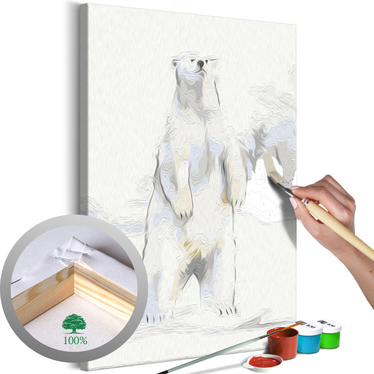Paint by Number Kit Inquisitive Bear 131437