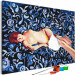 Cuadro para pintar con números Nude on a Blue Background 134537 additionalThumb 3