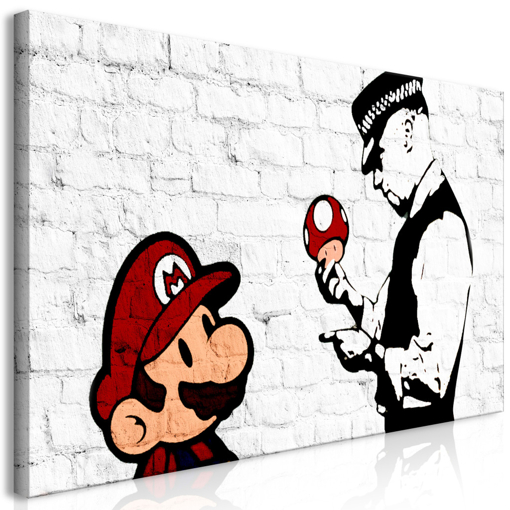 Duży Obraz XXL Mario Bros (Banksy) II [Large Format]