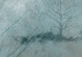 Carta da parati Astrazione invernale - alberi senza foglie nel colore blu 143937 additionalThumb 3