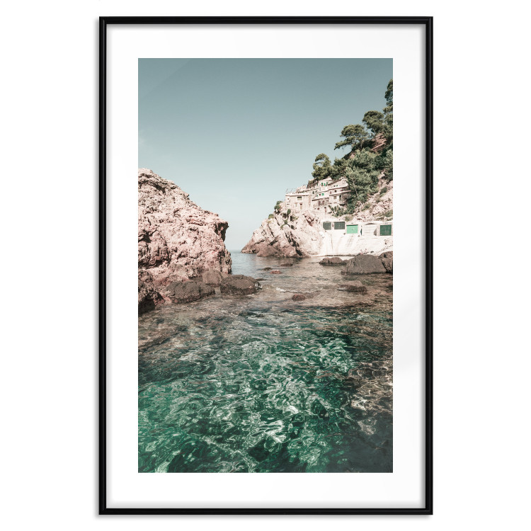 Poster Rocks in the Balearic Islands - Seascape With Houses in the Background 145337 additionalImage 26
