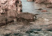 Plakat Skały na Balearach - morski pejzaż z domkami w tle 145337 additionalThumb 2