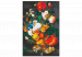 Paint by number Baroque Nature - Sumptuous Bouquet of Colorful Flowers against a Dark Background 147337 additionalThumb 4