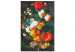 Paint by number Baroque Nature - Sumptuous Bouquet of Colorful Flowers against a Dark Background 147337 additionalThumb 3