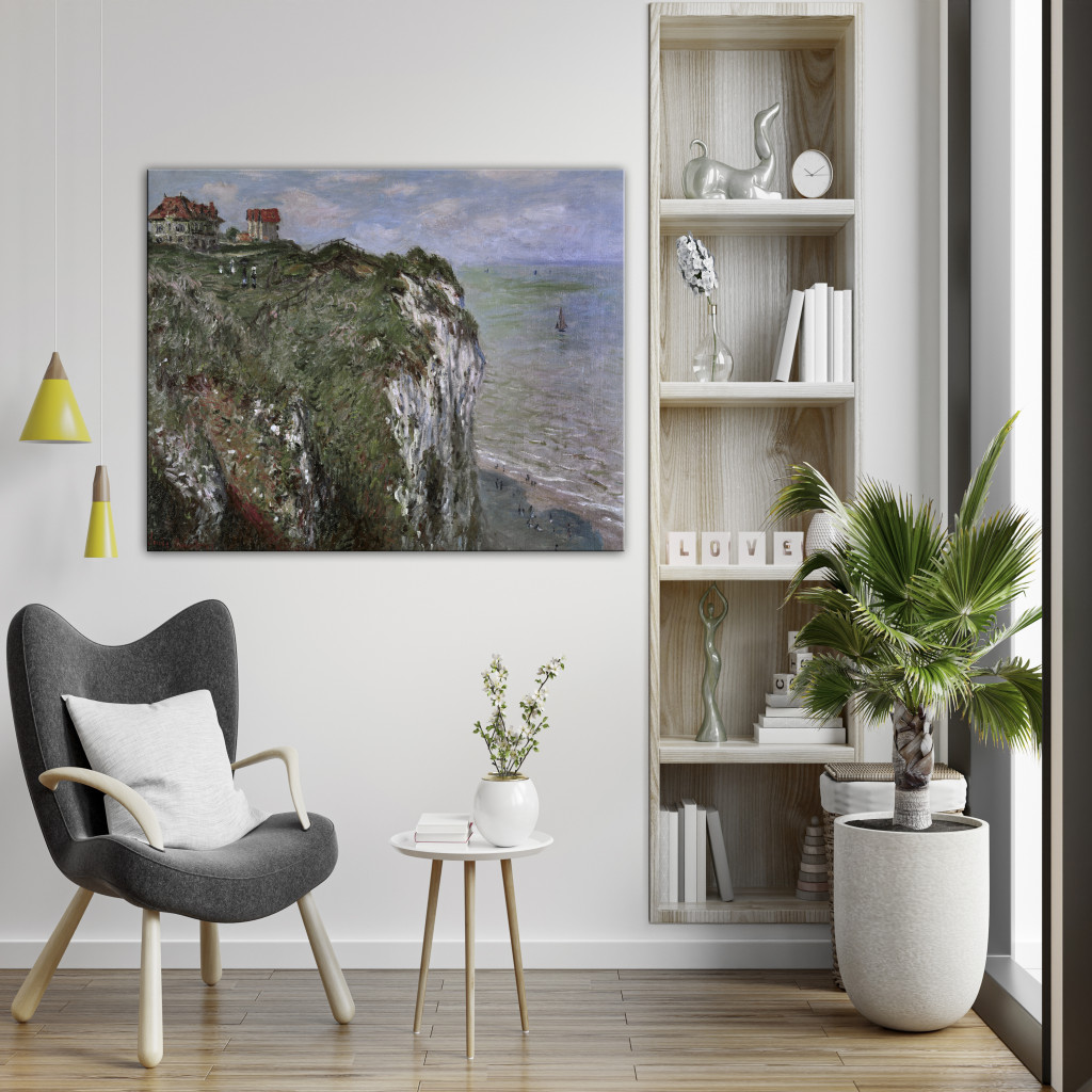 Schilderij  Claude Monet: Dieppe Cliff