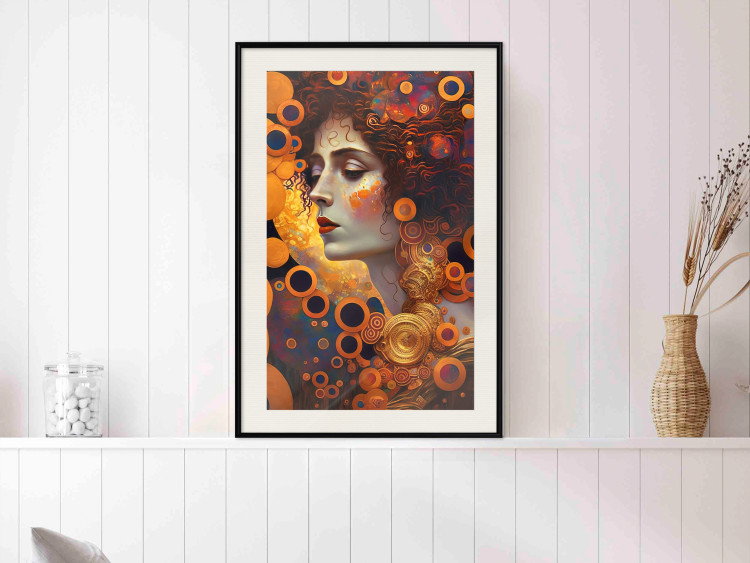 Cartel A Pensive Woman - A Portrait Inspired by the Works of Gustav Klimt 151137 additionalImage 20
