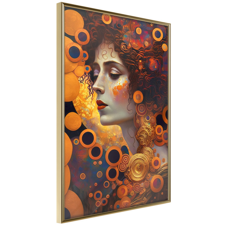 Cartel A Pensive Woman - A Portrait Inspired by the Works of Gustav Klimt 151137 additionalImage 7