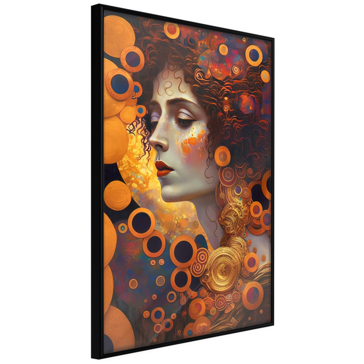Cartel A Pensive Woman - A Portrait Inspired by the Works of Gustav Klimt 151137 additionalImage 5