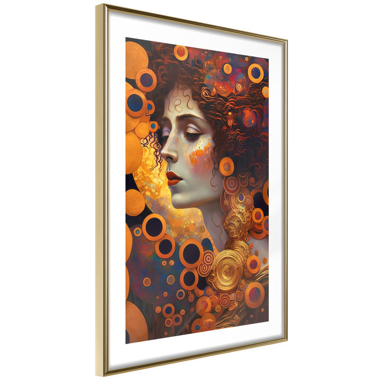 Cartel A Pensive Woman - A Portrait Inspired by the Works of Gustav Klimt 151137 additionalImage 8