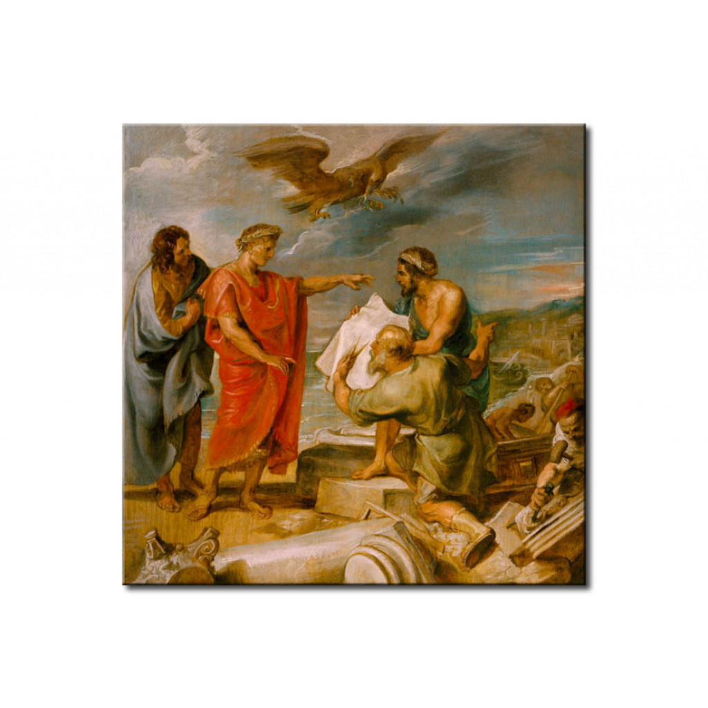 Schilderij  Peter Paul Rubens: The Founding Of Constantinople