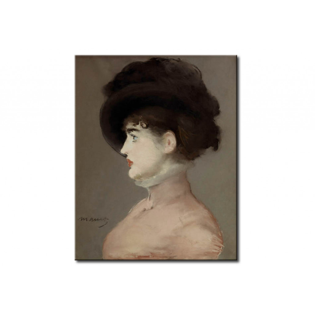 Schilderij  Edouard Manet: Portrait Of Irma Brunner