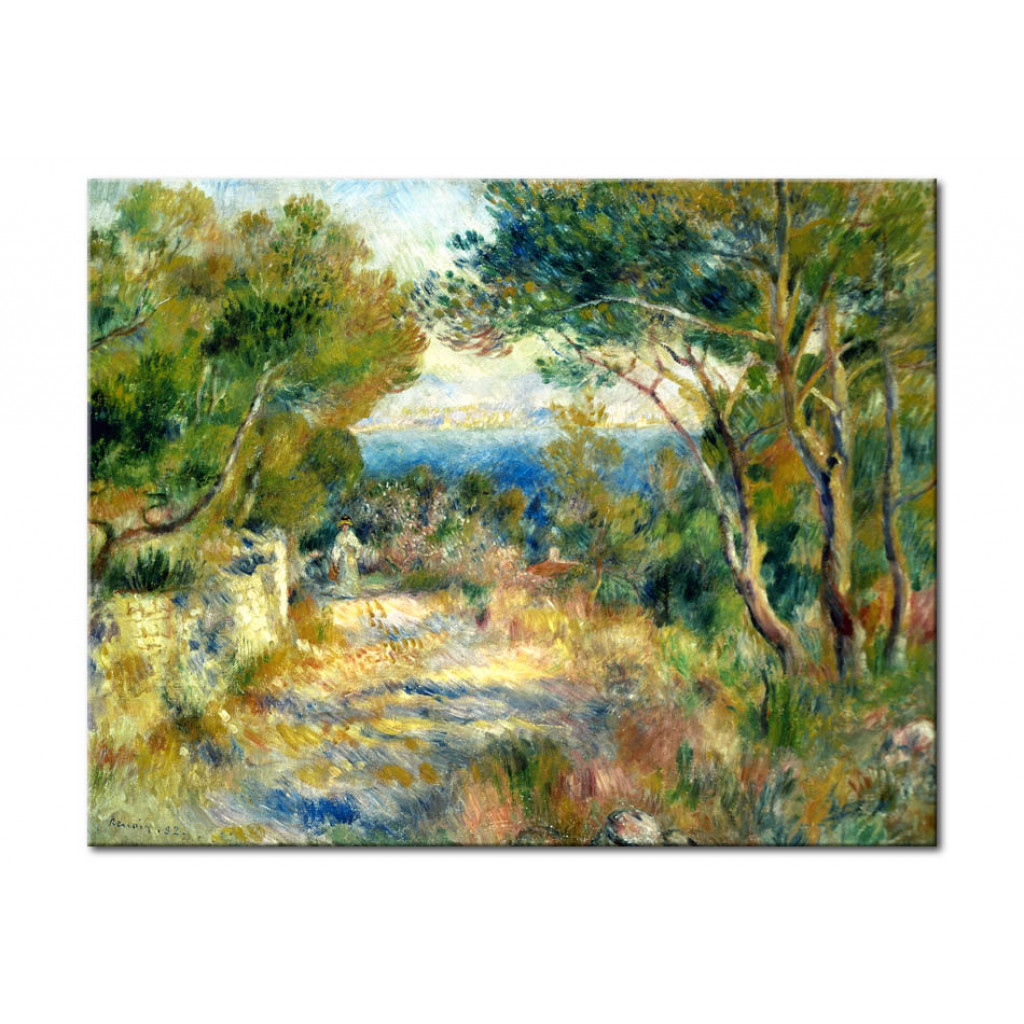 Schilderij  Pierre-Auguste Renoir: L'Estaque