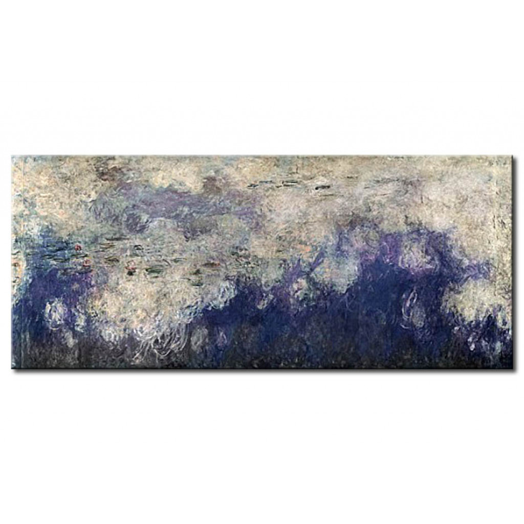 Schilderij  Claude Monet: The Waterlilies - The Clouds (central Section)