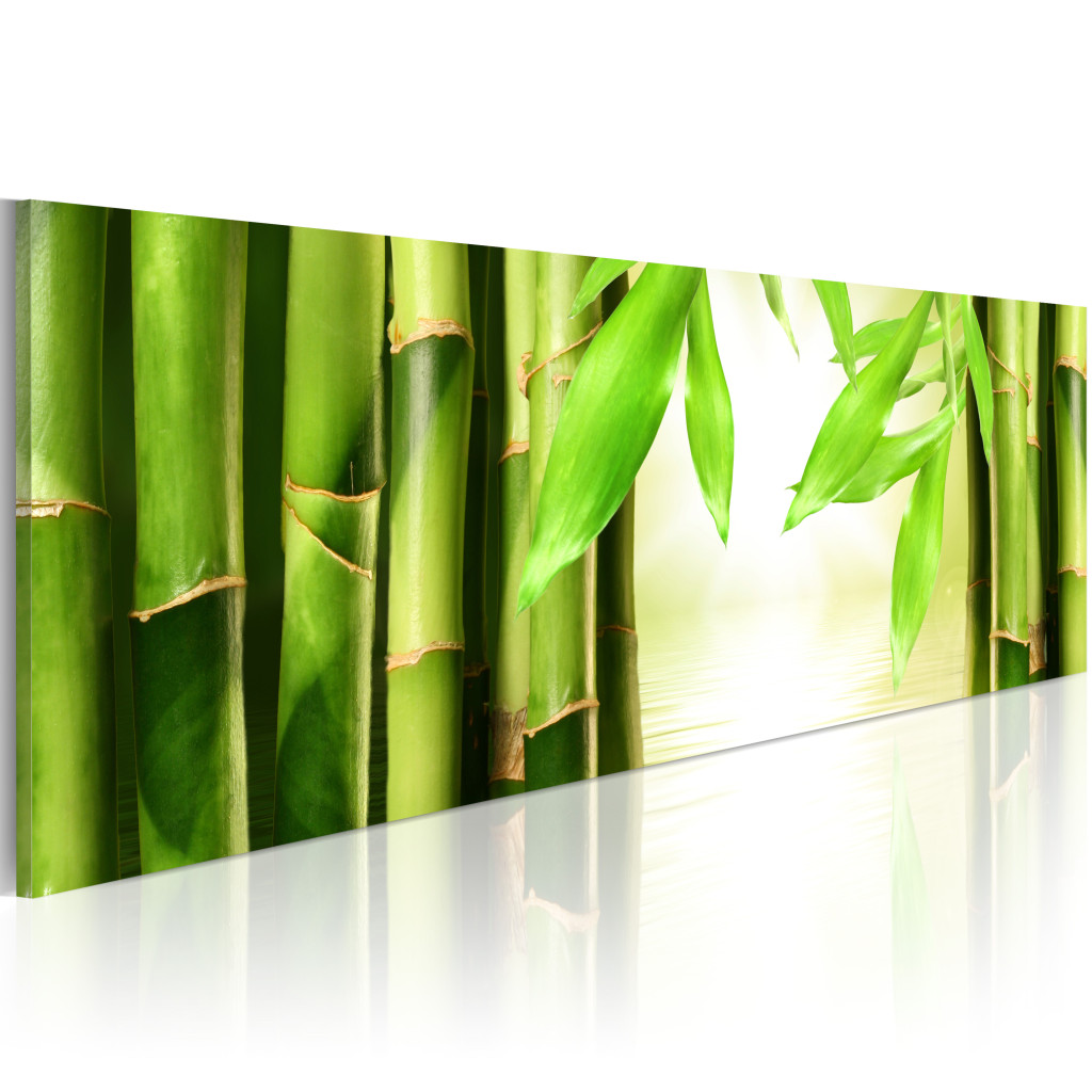 Schilderij  Zen: Bamboo Gate