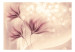 Fotomural Flores Românticas - flores roxas em um fundo claro com luzes cintilantes 66937 additionalThumb 1