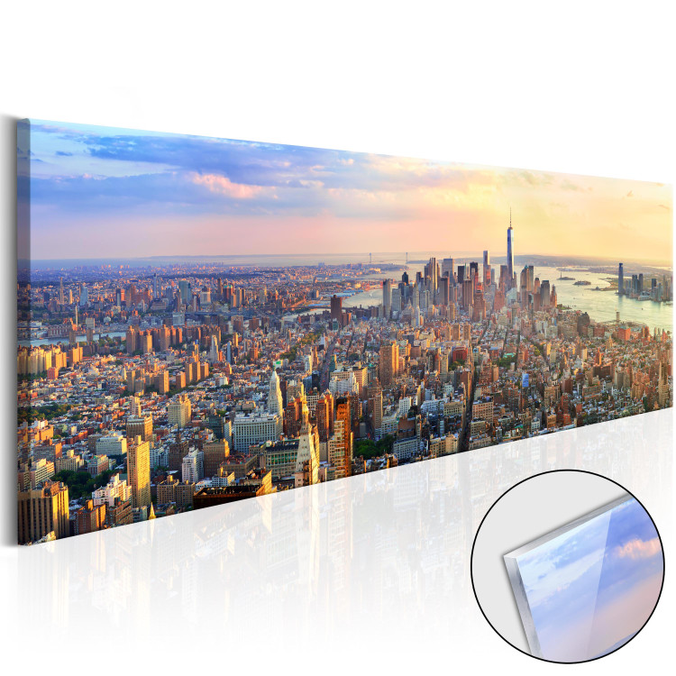 Acrylic Print New York Panorama [Glass] 93037