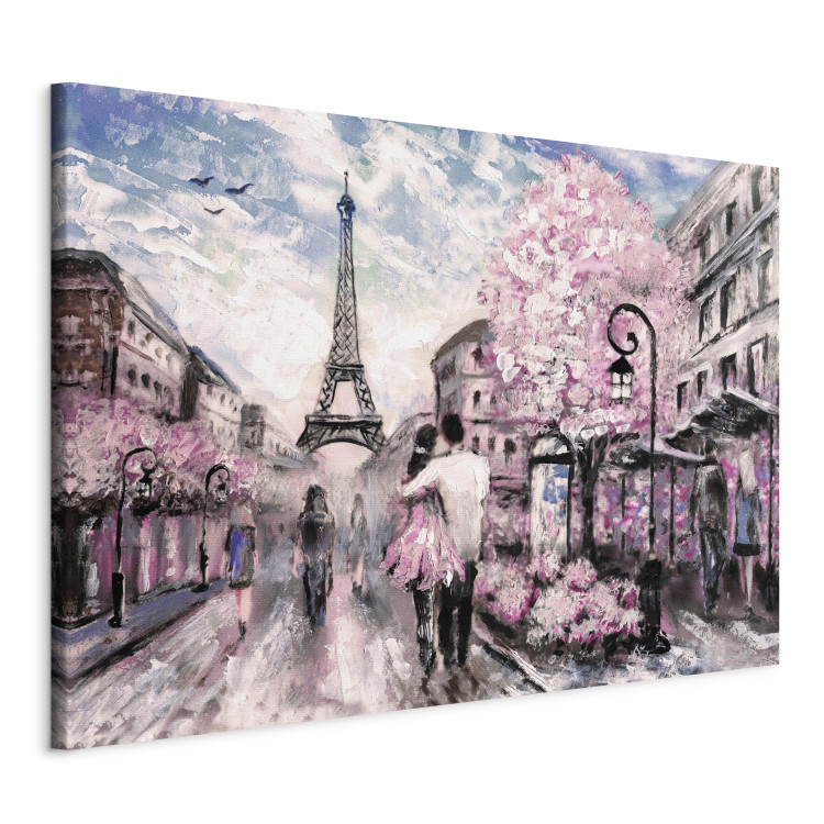 Canvas Art Print Pink Paris 95037 additionalImage 2