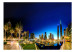 Wall Mural Dubai - night shot of the city's architecture with modern skyscrapers 99037 additionalThumb 1