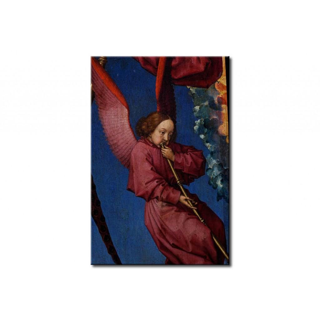 Schilderij  Rogier Van Der Weyden: Christ As Judge Of The World And Archangel Michael Weighing Souls