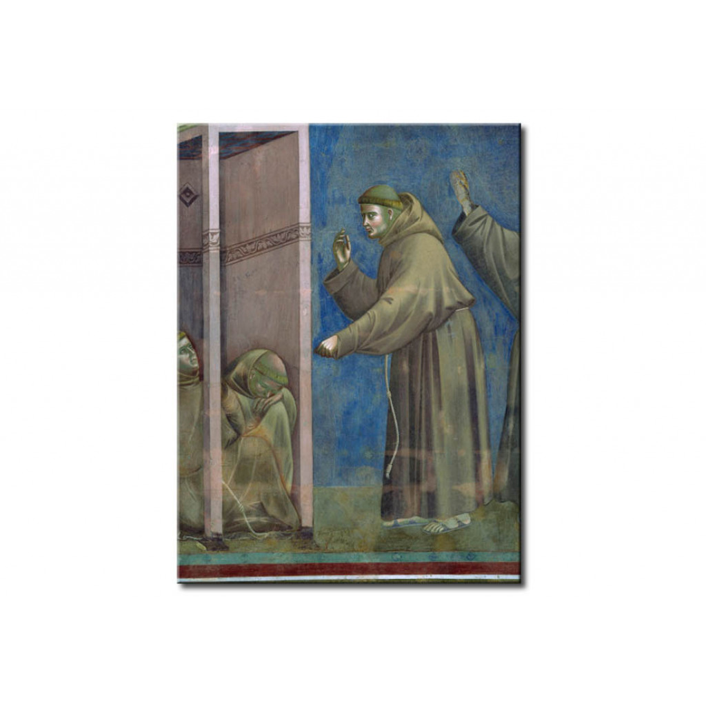 Schilderij  Giotto Di Bondone: The Visions Of The Monks