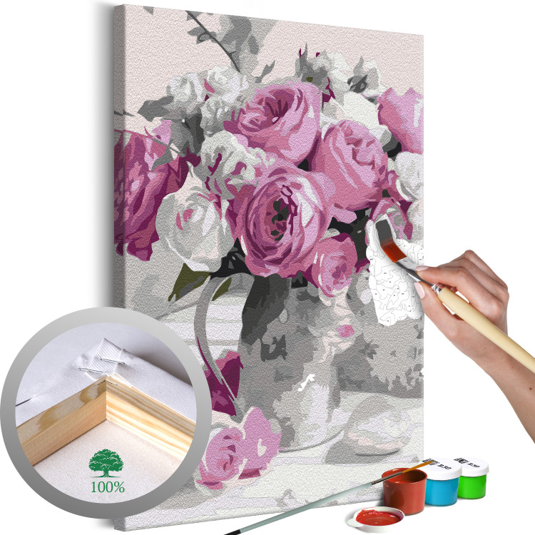 Paint by Number Kit Pink Bouquet 132047