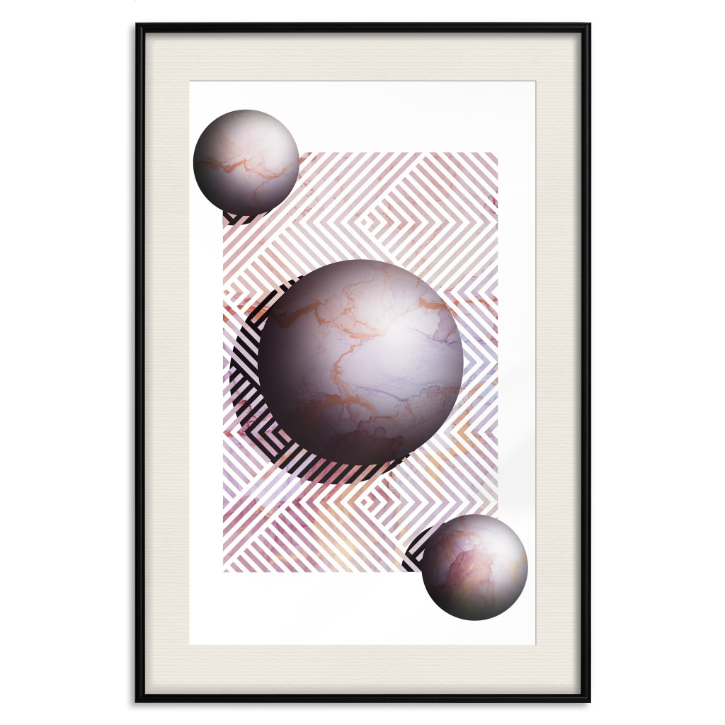Muur Posters Marble Planets [Poster]