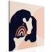 Quadro su tela Abstract Portrait - Image of a Woman in a Graphic Style 149847 additionalThumb 2