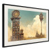 Póster Clocks in a Desert Town - Surreal Brown Composition 151147 additionalThumb 9